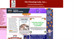 Desktop Screenshot of cleaningladyinc.com